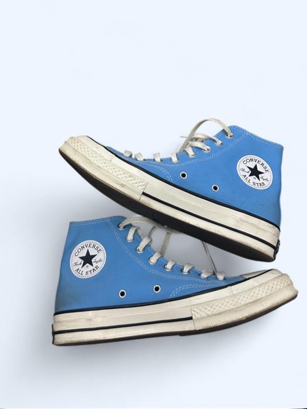 Converse Blue High Top Canvas Sneakers